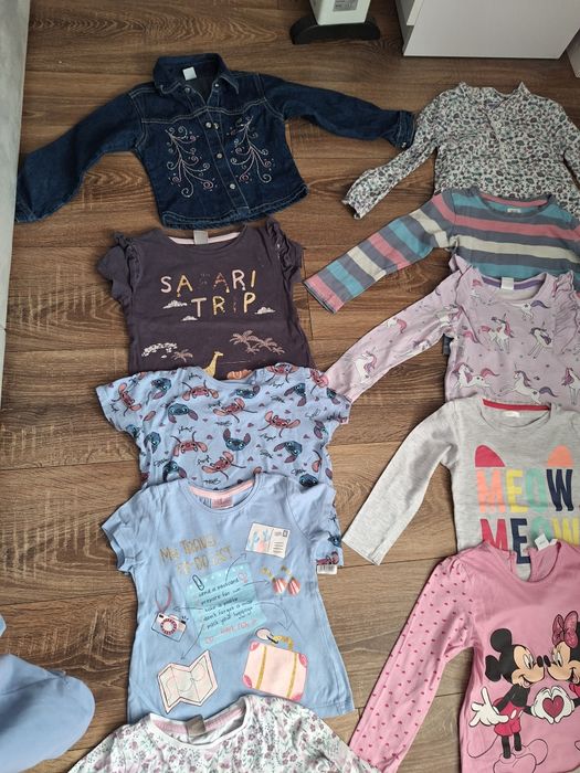 Paka zestaw ubranek dla dziewczynki 98 104