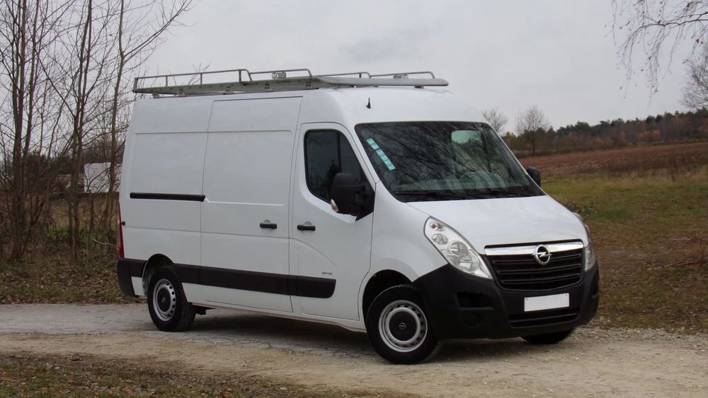Renault MASTER 2.3 125KM * L2H2 * KLIMA * ZADBANY ! POLECAM !  * ŚREDNIAK * 3 Osobowy * BAGAŻNIK * Super Stan !