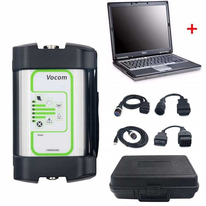 INTERFEJS SERWISOWY do Volvo/Renault VOCOM + laptop Dell PTT 2.8.221