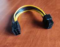 переходник с 6Pin на 8Pin (PCI-E GPU) для дополнит. питания видеокарты
