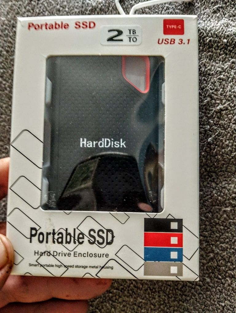 Dysk zewnętrzny SSD 2 tb  promocja -20%