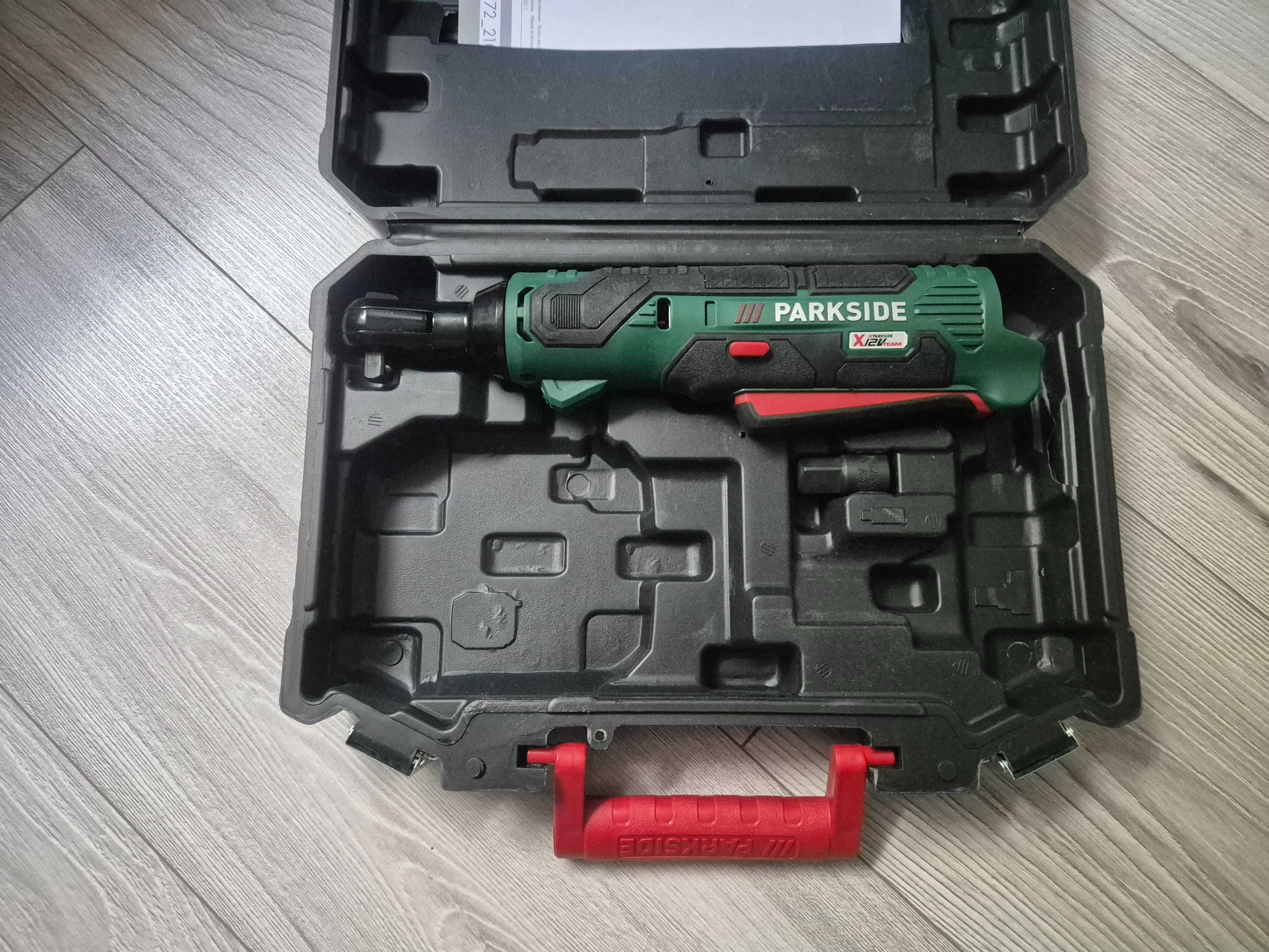 NOWA Grzechotka akumulatorowa Parkside 12V PAR 12 A1 + aku i ładowarka