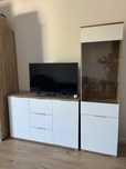 Komoda i witryna Black Red White Zele