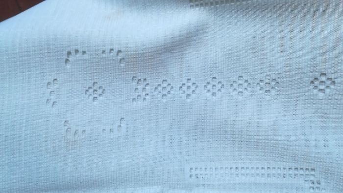 Tecido (nylon branco) para cortinados