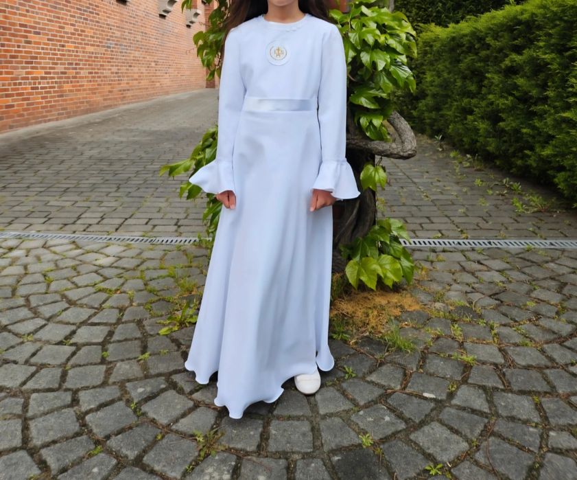 Sukienka komunijna alba 134-140