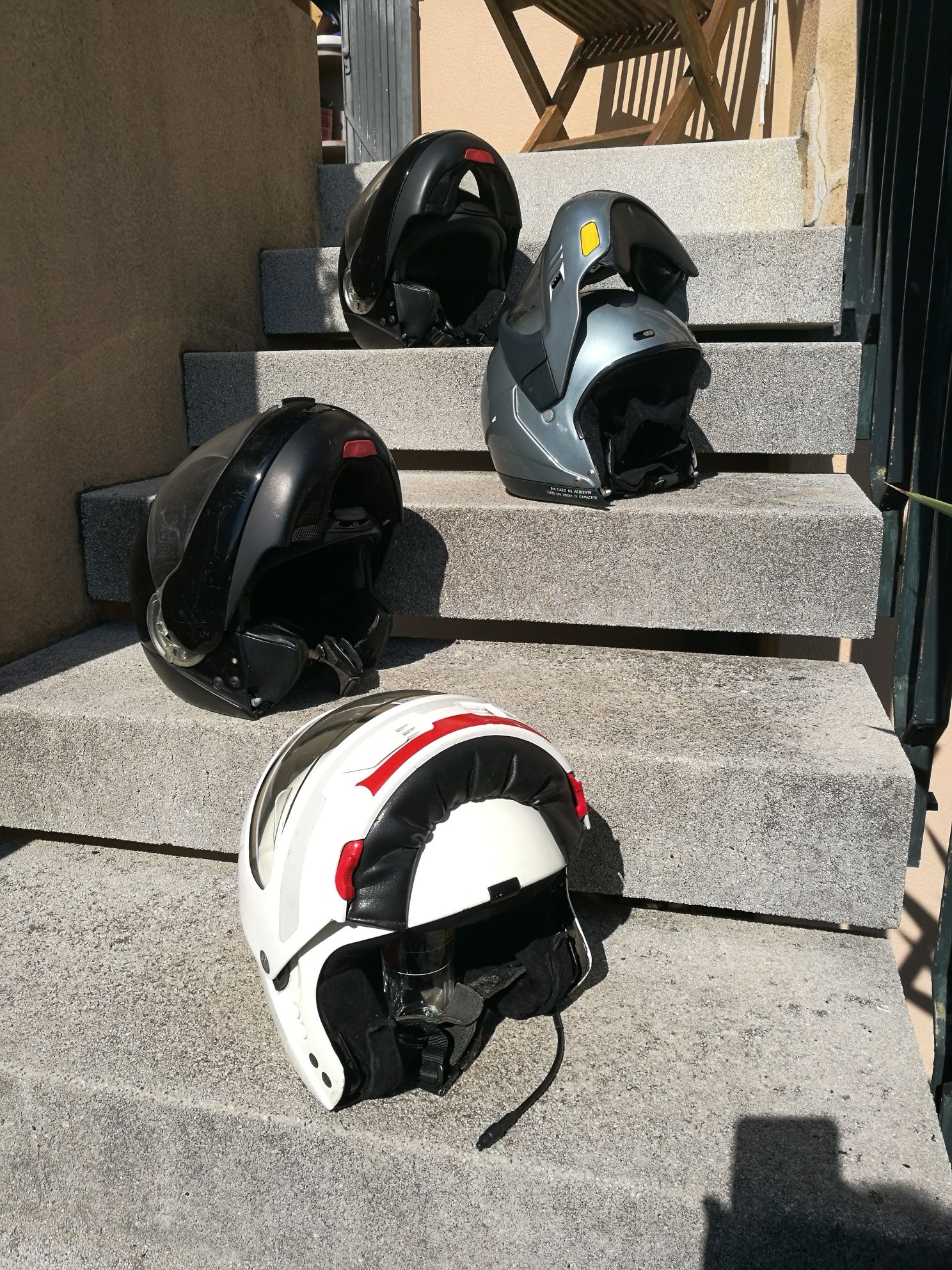 2 Capacete BT GNR Porsche Design BMW original vintage p venda ou troca