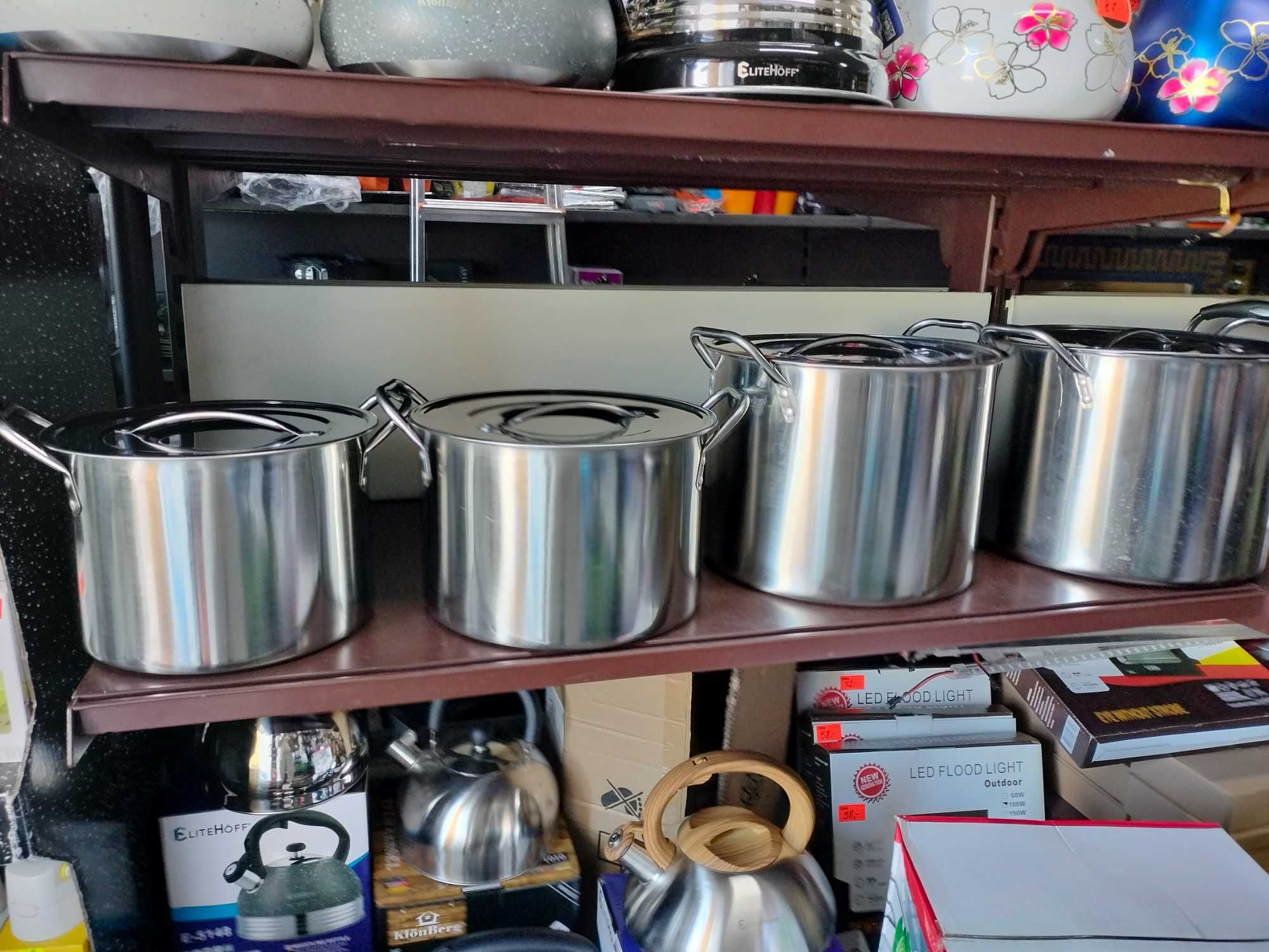 Duży garnek na zupę bigos nowy zapakowany 10litrów średn 25,5cm wys 21