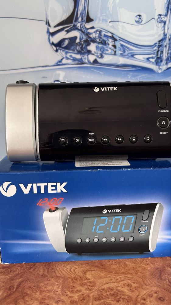 Радио часы Vitek с проекцией времени