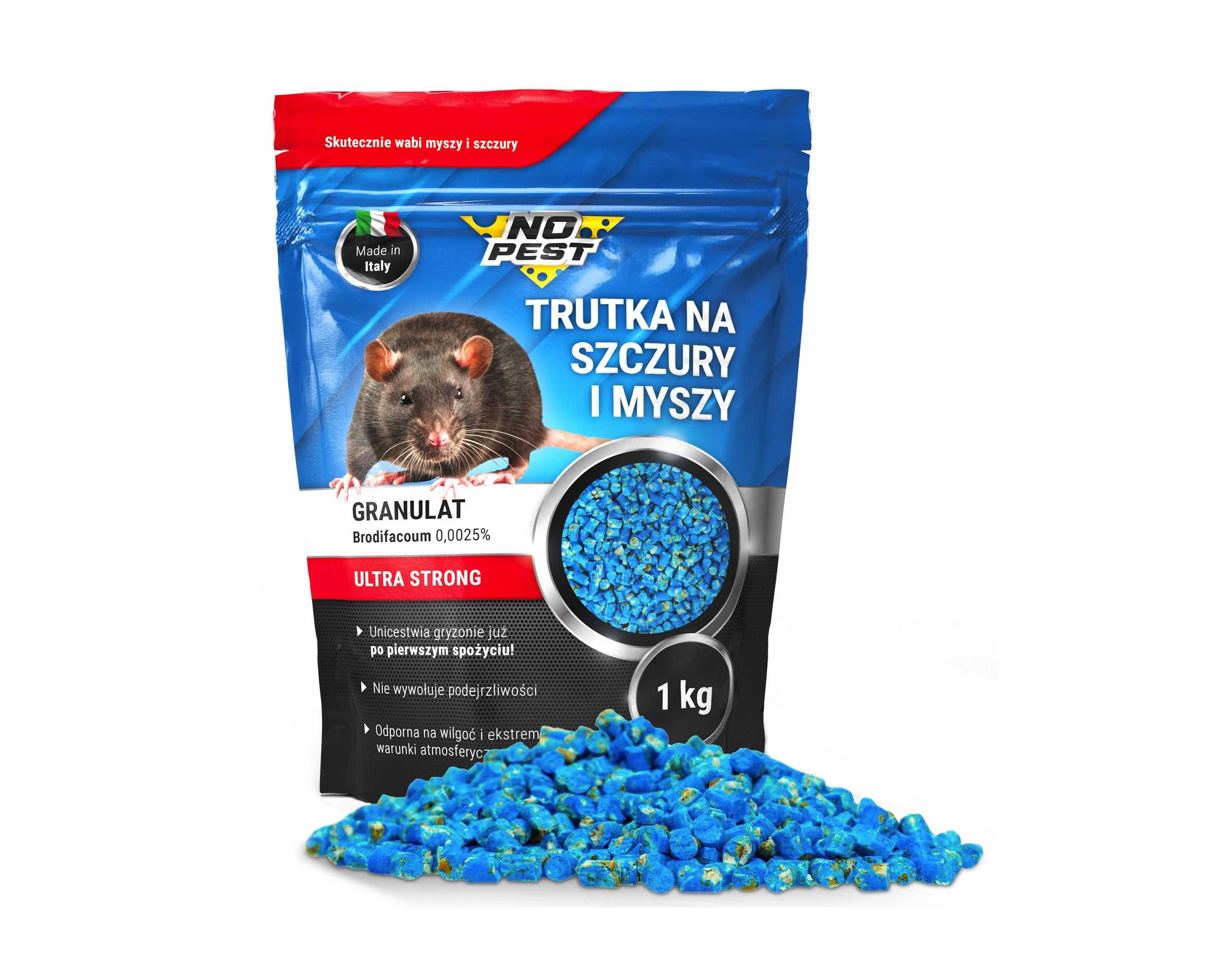 No Pest granulat, trutka na myszy i szczury 1kg