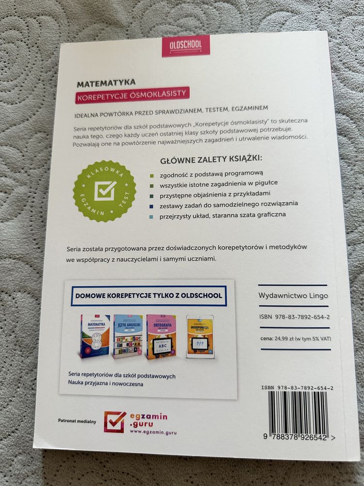 Korepetycje ósmoklasisty Matematyka