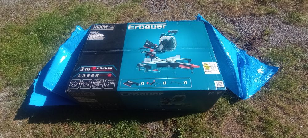 Ukośnica z posuwem Erbauer 1800 W 254 mm 3 lata Gwarancja