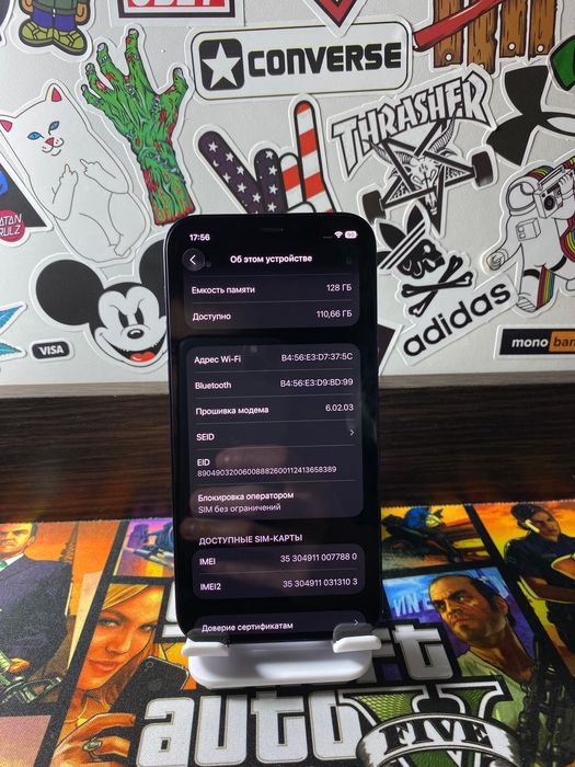 iPhone 12 128gb 100% Black черный айфон