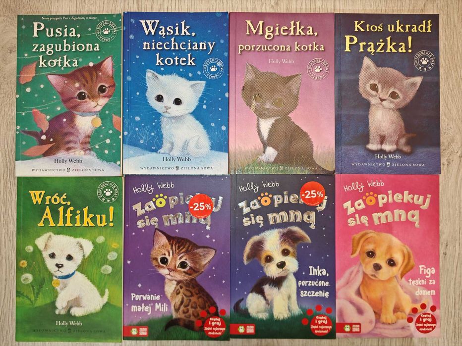 Holly Webb - książki dla dzieci 8 szt.