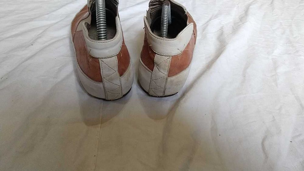 кожаные итальянские кроссовки MOMA 39р. 25 см.