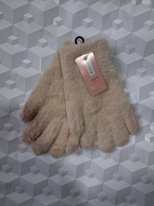 Рукавиці подвійні норка штучна