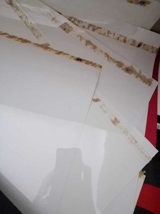 FOLIA FLEX na koszulki różne długości małe odcinki. Kolor BIAŁY.