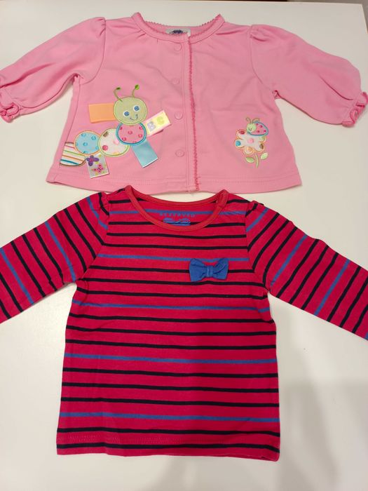 bluzki bluzeczki dla dziewczynki zestaw