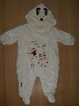 Kombinezon welurowy Mamas & Papas 3-6m rozmiar 68 jak nowy