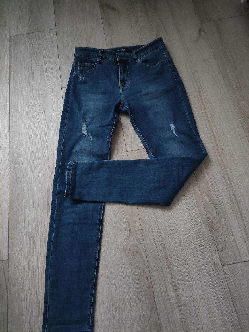 Spodnie jeans rurki mega elastyczne 40 B.B.jeans