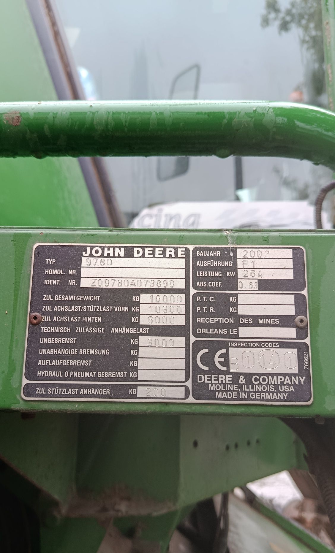 Джон Дір 9780,2002р.в.