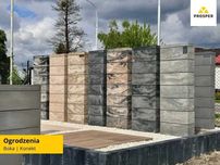Bloczki ogrodzeniowe KONEKT 50x20x20 pustaki ogrodzenia nowoczesne