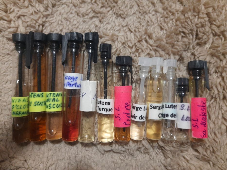 Serge Lutens,  оригінальні відливанти