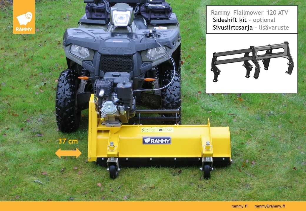 Corta-Mato Usado Rammy Flail Mower 120 ATV – Excelente Estado