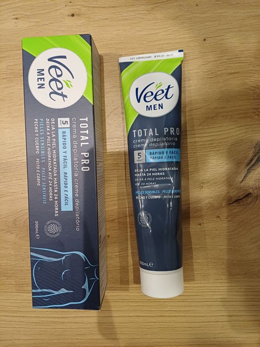Veet Men krem do depilacji 200 ml + 170 ml veet total pro