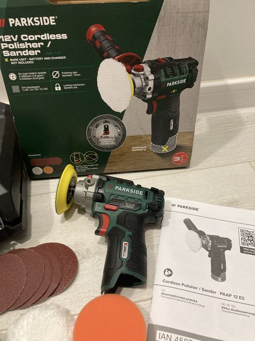 Parkside polerka akumulatorowa PAAP 12 E5