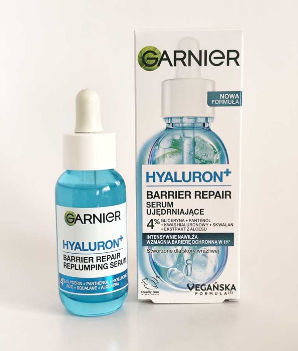 Serum ujędrniające Garnier Hyaluron+ Barrier Repair Serum do twarzy