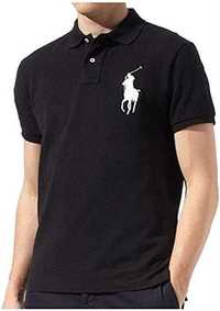 Polo RL Men's Big Pony Custom Slim Fit Mesh Polo Shirt-originais U.S.A