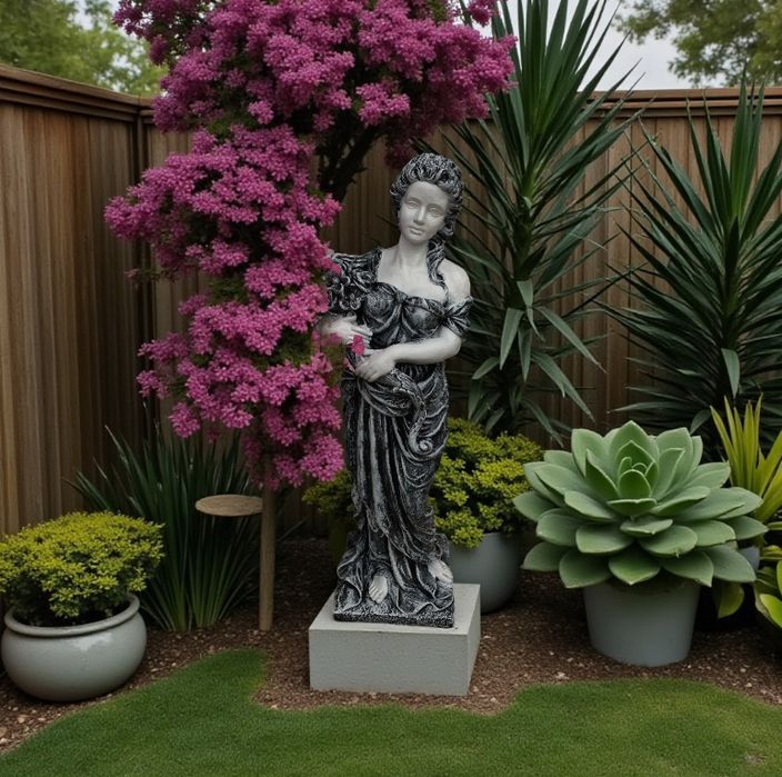 Figura Dama z kwiatami