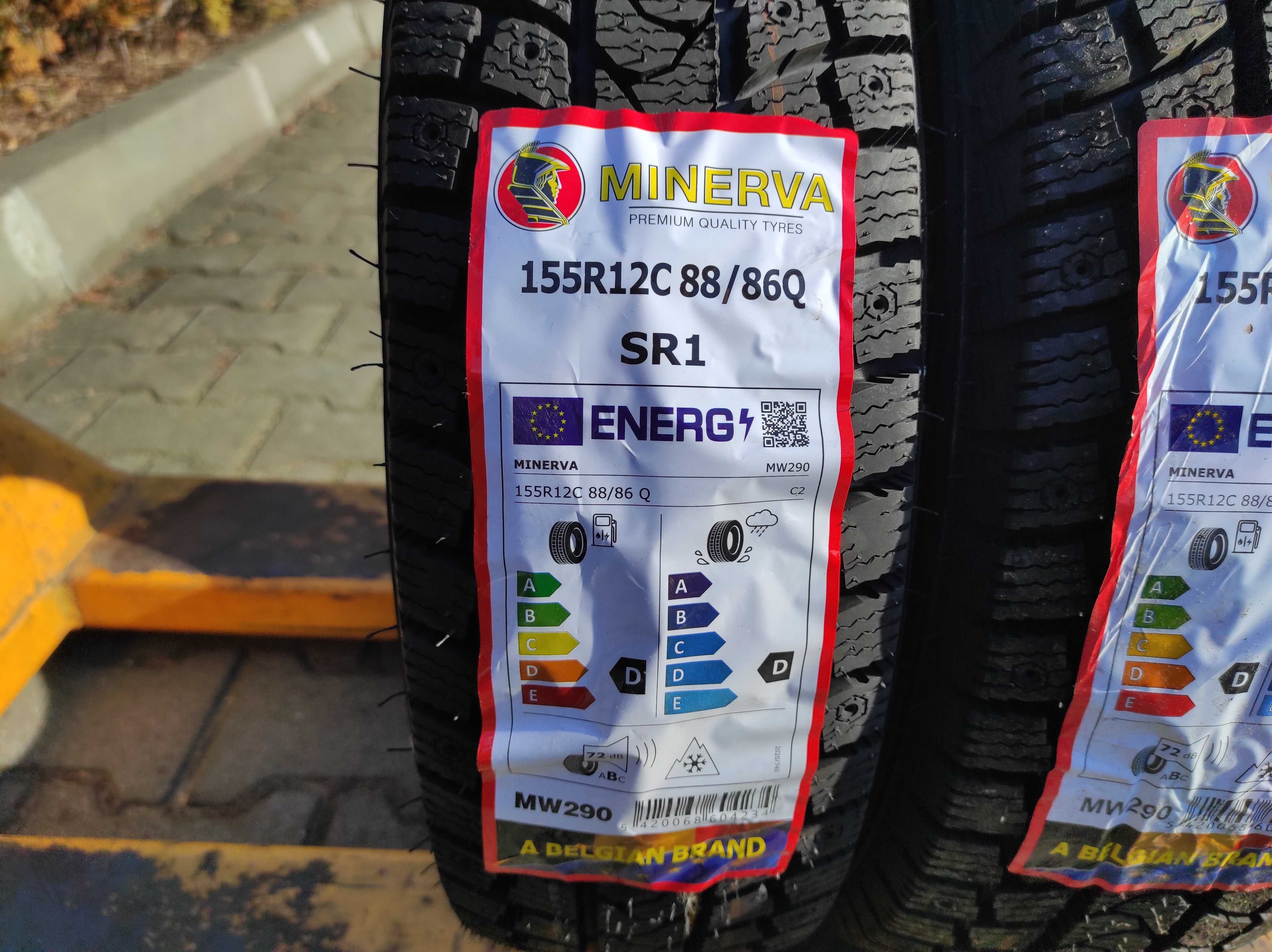 Opony 2szt 155/80 R12C 155R12C Minerva SR1 bus przyczepka