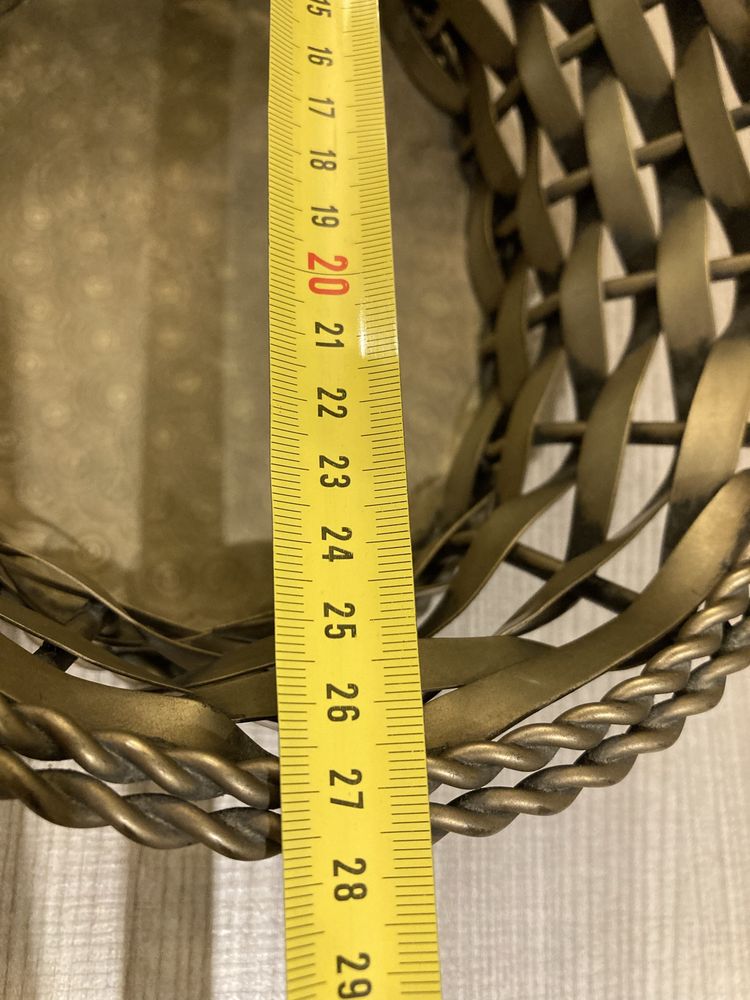 Cesta Antiga en Estanho