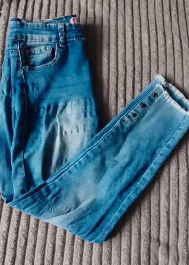Spodnie jeansowe damskie rozmiar 40- L Miss Rj (LL7)