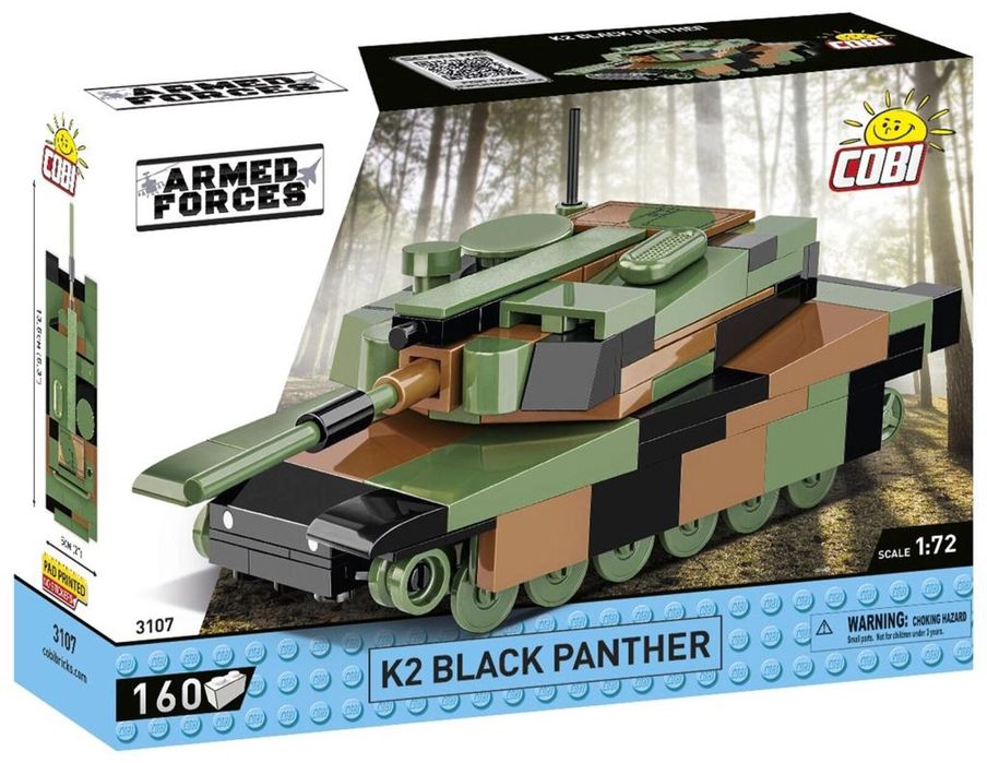 Armed Forces K2 Black Panther pudełko,202x147 mm