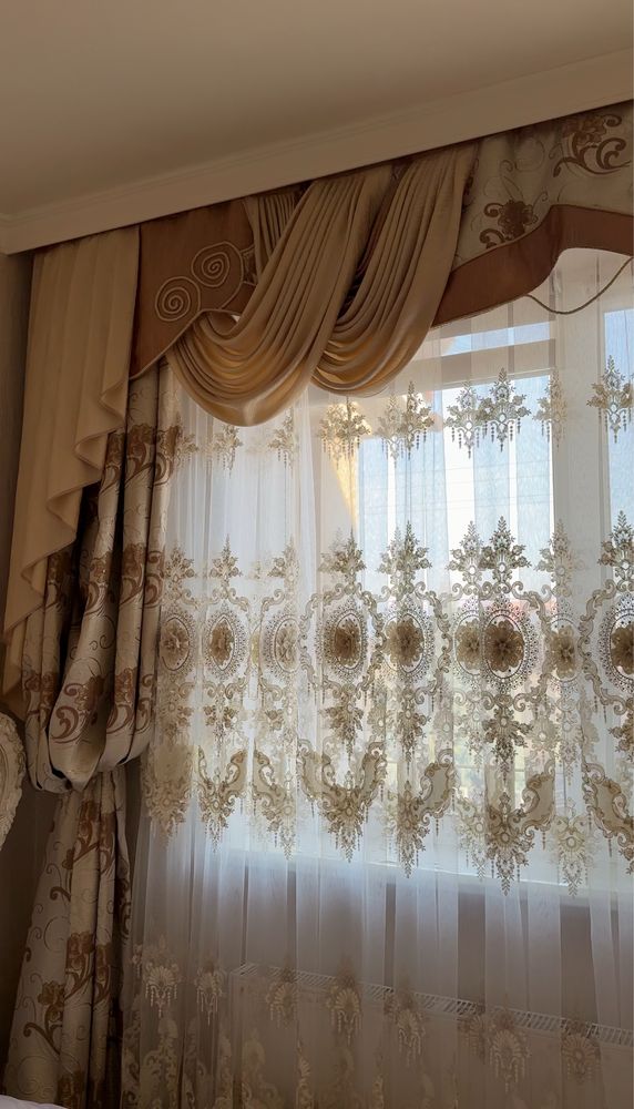 Продам штори (без тюлі),вживані в ідеальному стані.
