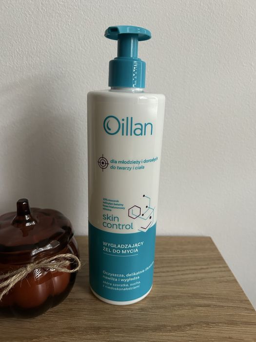 Oillan skin control wygładzający żel do mycia ciała i twarzy