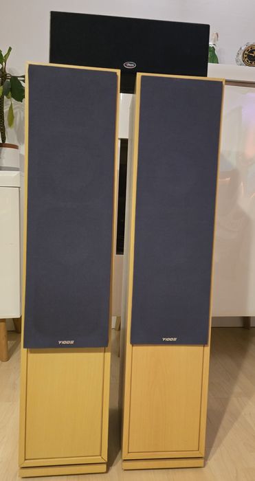 Kolumny podłogowe Vido 8 ohm plus głośnik centralny prism onyx 100