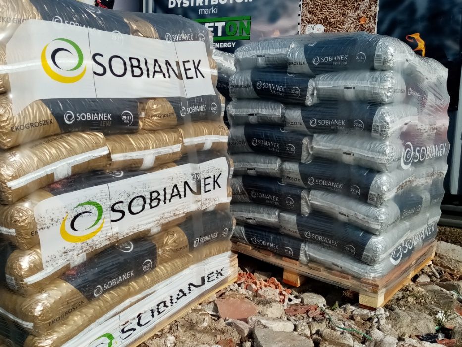 Ekogroszek SOBIANEK LEW 29-27 MJ.. pellet poltarex,