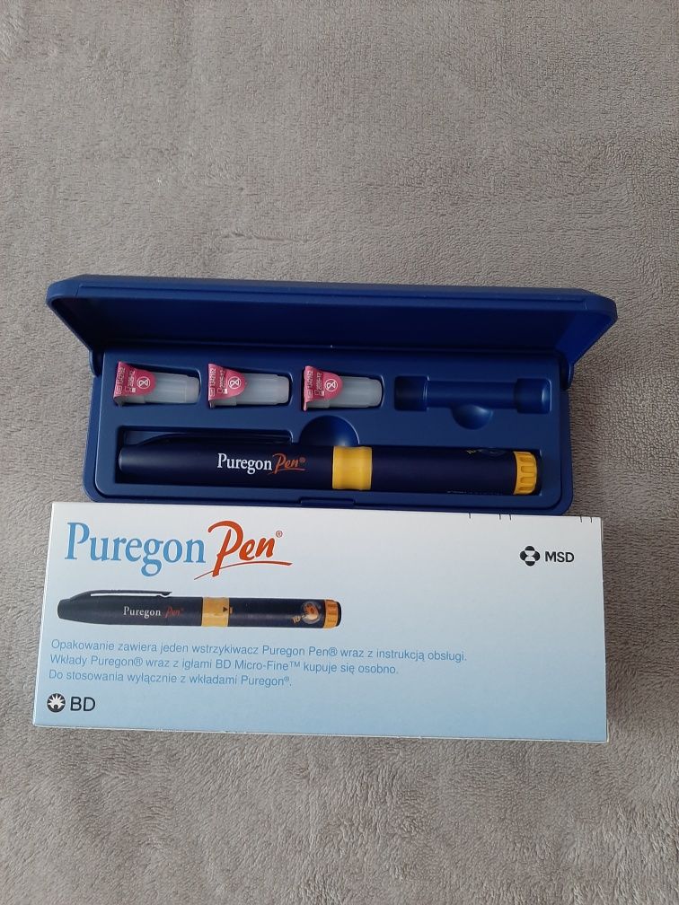Puregon pen z igłami