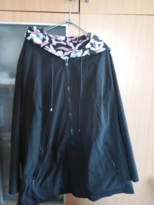 Damska dwustronna kurtka cienka przeciwdeszczowa