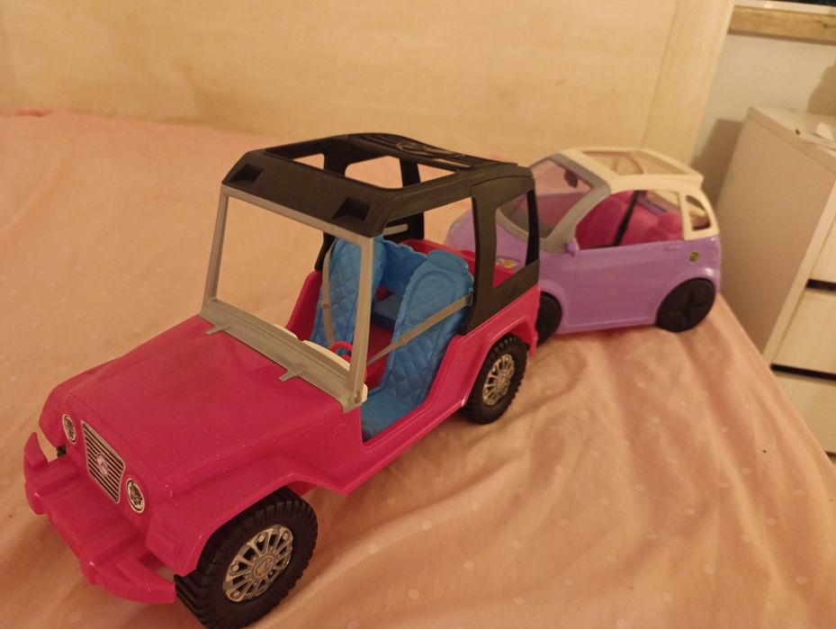 Carro e Jipe Barbie como Novos