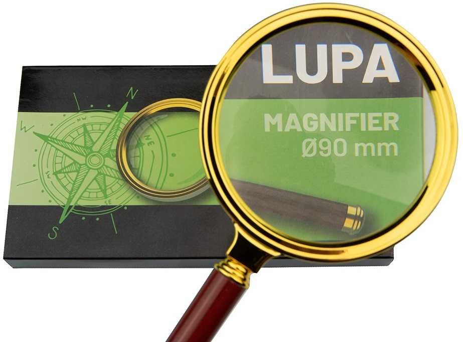 Duża lupa 90mm comet szkło powiększające czytania hobby obserwacja 012