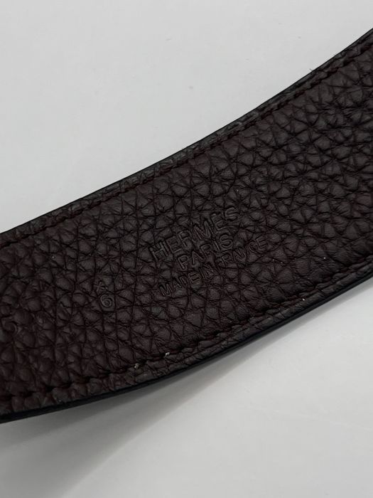 Hermes чоловічий шкіряний ремінь пасок