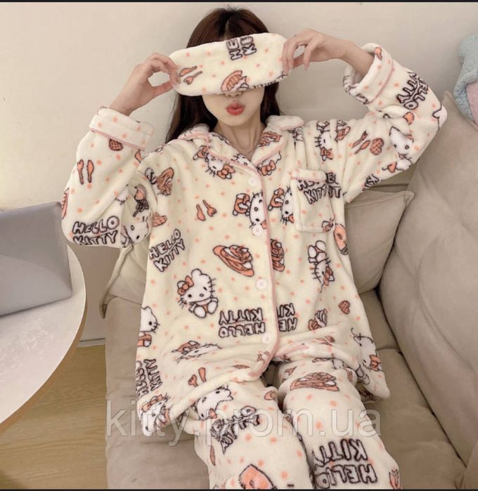 Плюшевая пижама Hello Ketty, Kuromi