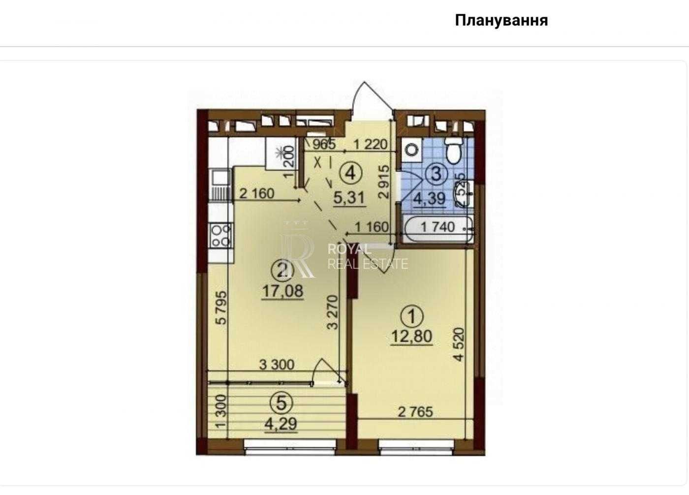 ПРОДАЖ 1-кімнатної квартири в ЖК Варшавський-3
