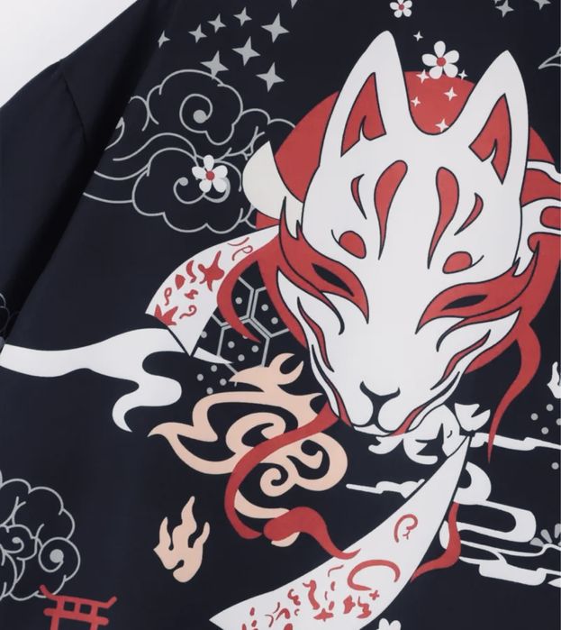Кімоно Маска Кіцуне