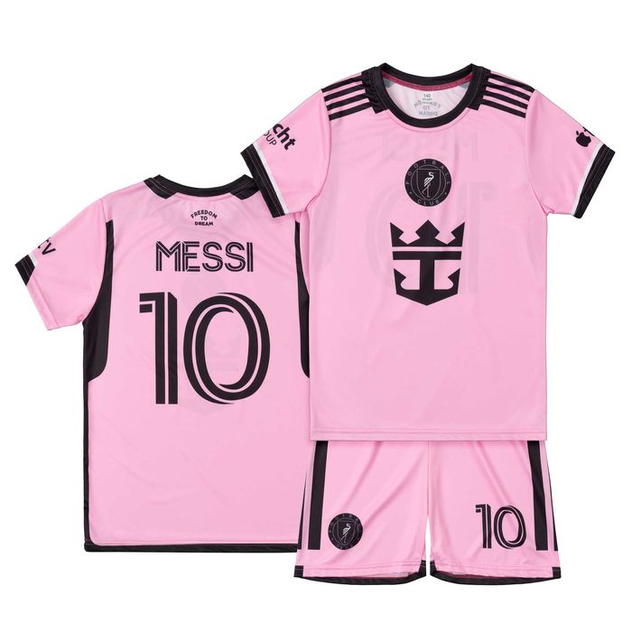 MESSI MIAMI 10 Komplety piłkarskie szt.2 rozm.116