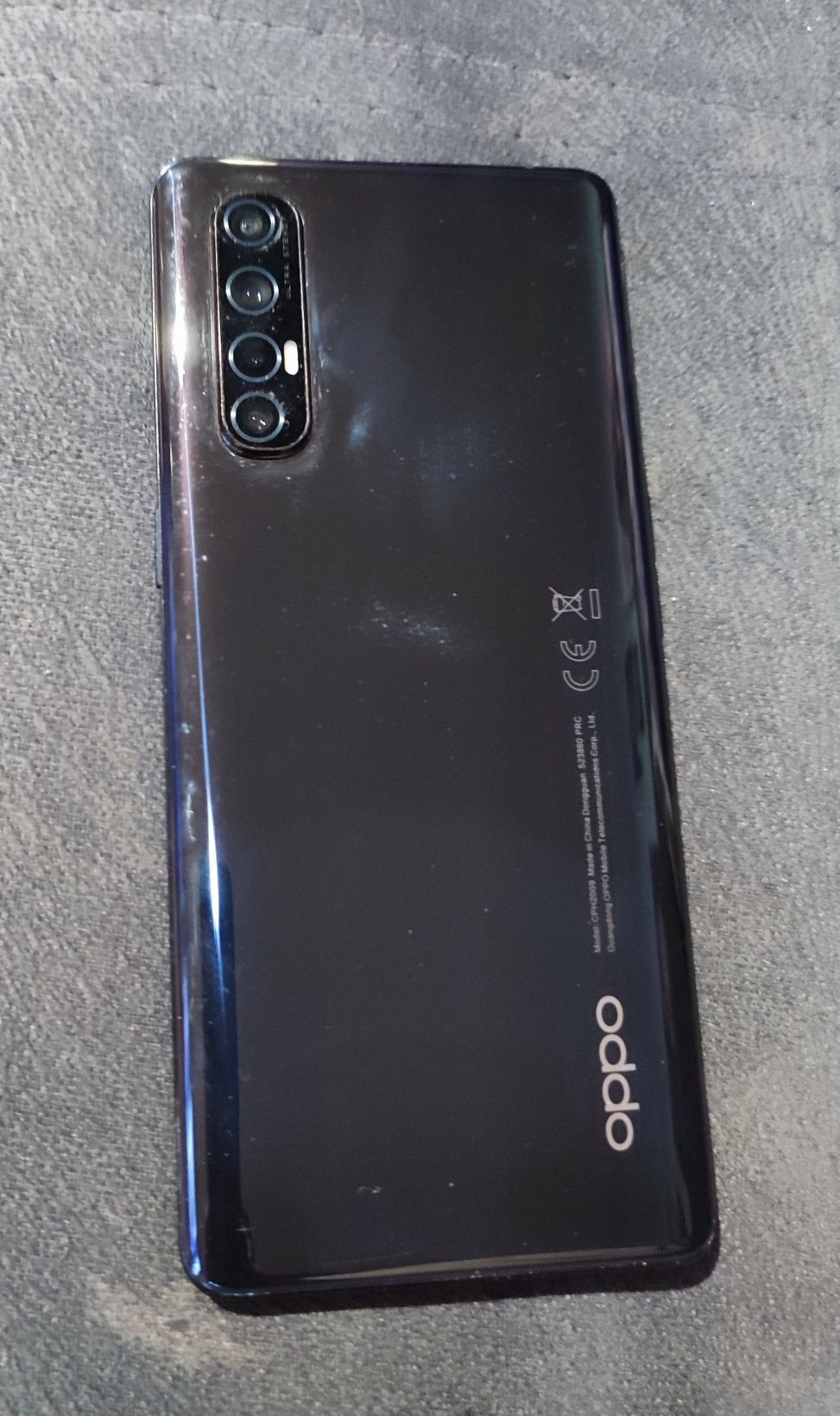 Telefon OPPO Find X2 Neo czarny z etui